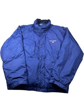 Polo Sport Ralph Lauren Vintage 90s Blue Nylon Jacket